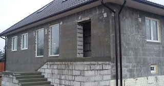 Фасад из газобетона для дома в Луховицах - Строй-Лхв, качественная отделка от 2040 руб.